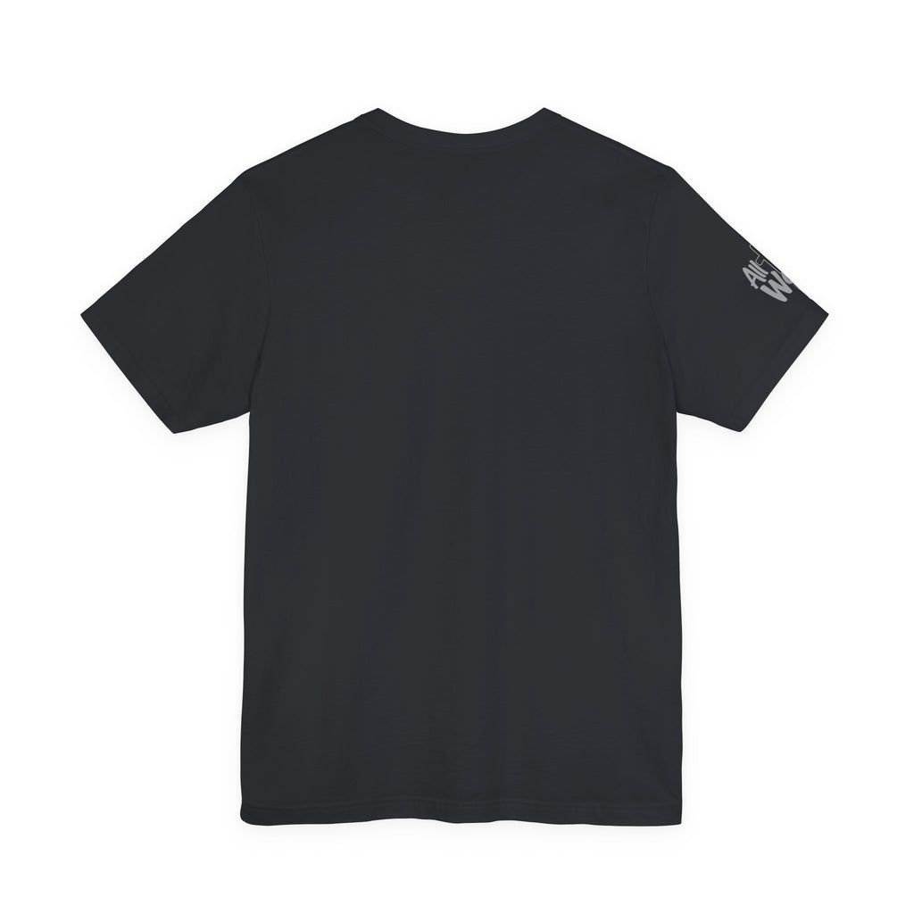 "All The Way" Matthew 10:38-39 Tee — Christian Faith Inspirational T-Shirt (Bella Canva 3001)