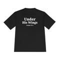 Moisture Wicking Tee "Under his Wings" Psalm 91:4 (Sport tek)