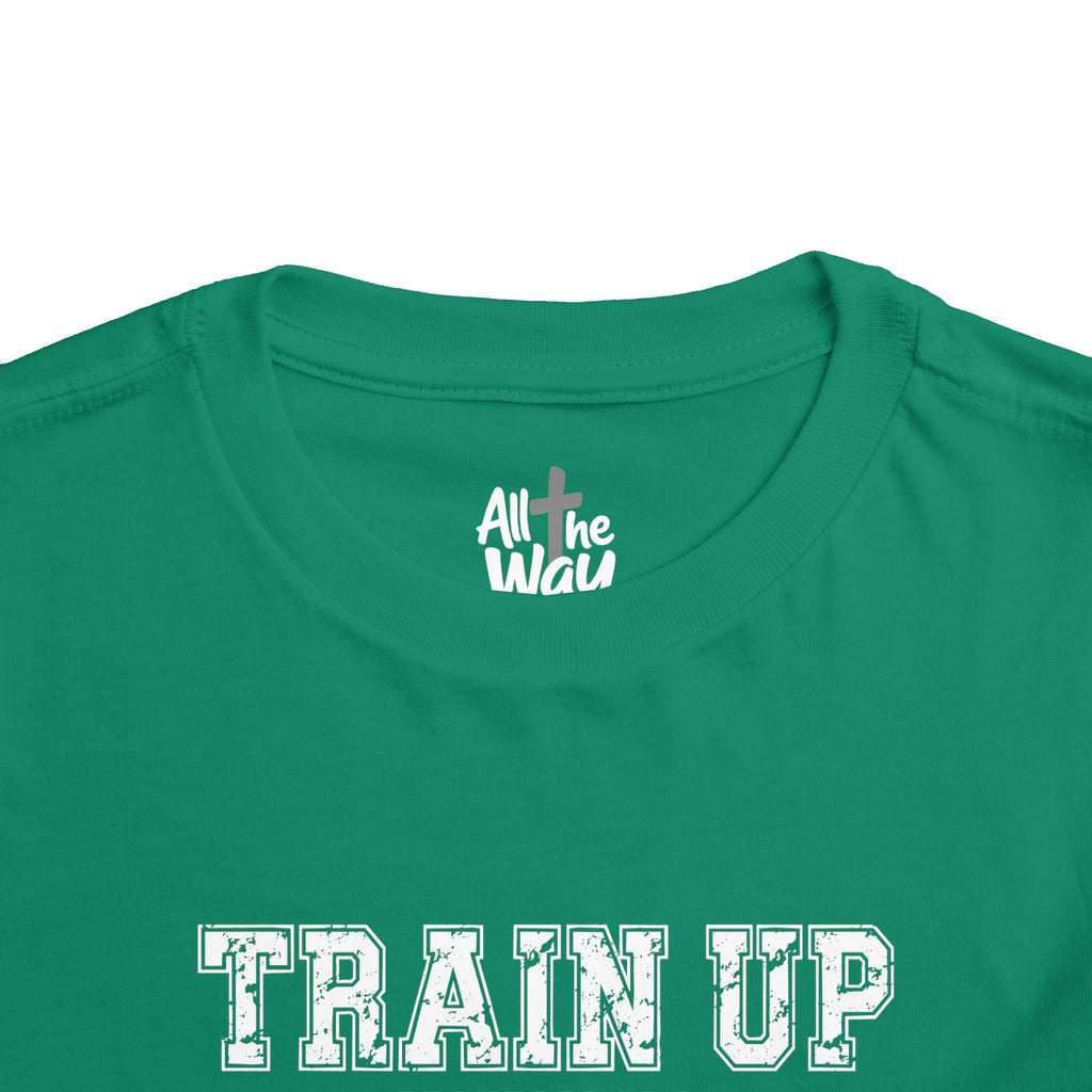 Toddler "TRAIN UP" Proverbs 22:6 Tee — Faith-Based Kids Shirt