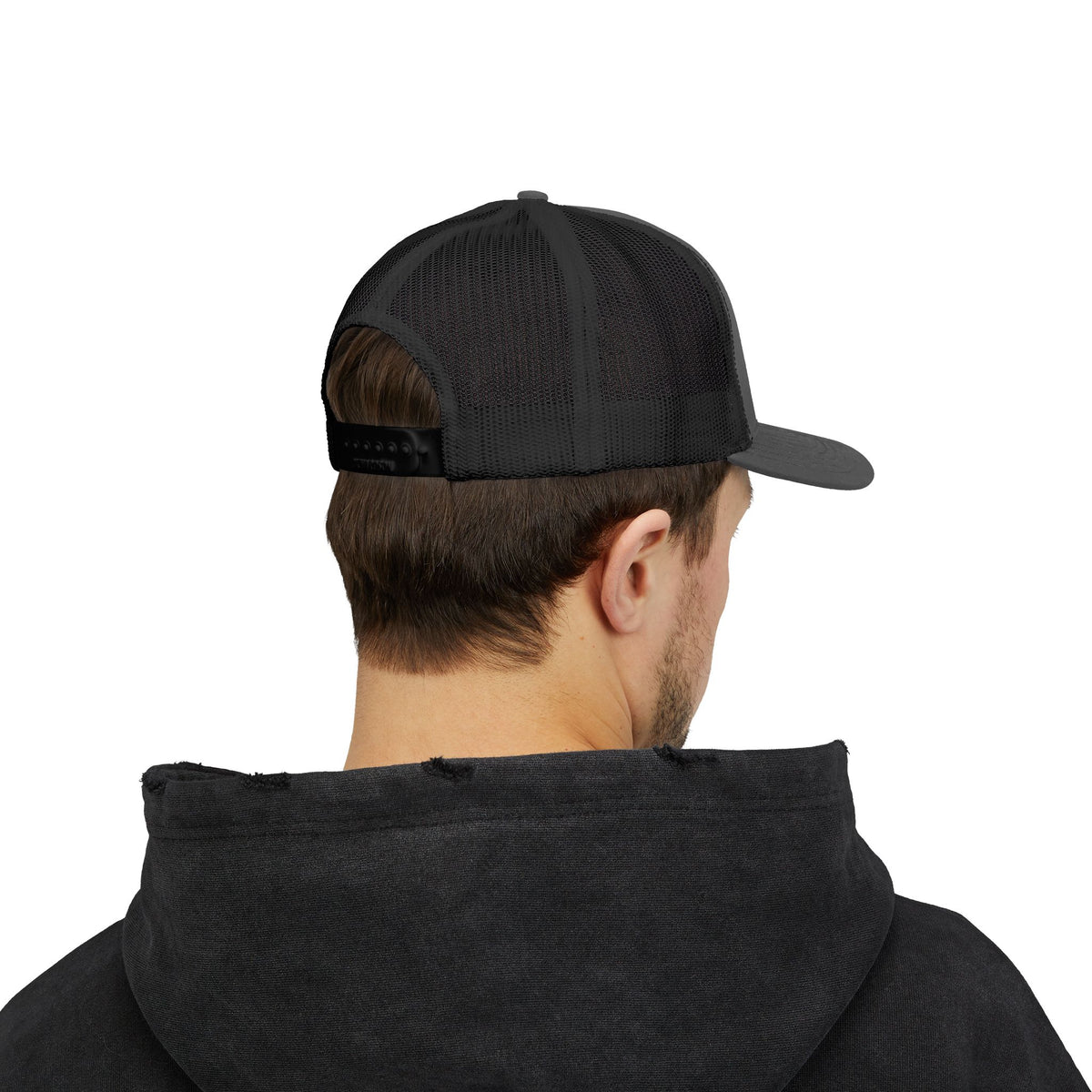 Snapback Trucker Cap — "COMMIT" Proverbs 16:3 Embroidered Christian Hat