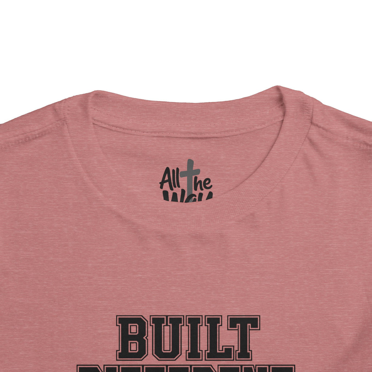 Toddler "Built Different"  Psalm 139:14 Tee — Faith-Based Kids Shirt
