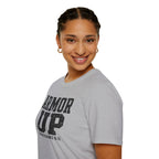 "Armor Up" Ephesians 6:11 T-Shirt — Christian Faith Tee (Gildan 64000)