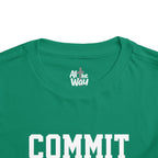 Toddler "Commit" Proverbs 16:3 Tee — Faith-Based Kids Shirt