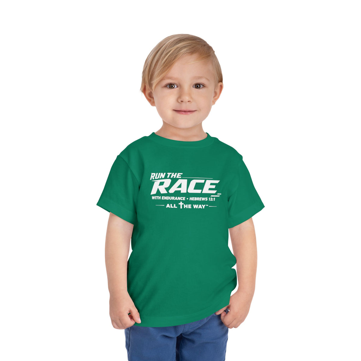 Toddler "Run the race" Hebrews 12:1