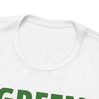 "Green Pastures" Psalm 23:2 Tee — Christian Faith Inspirational T-Shirt (Bella+Canvas 3001)