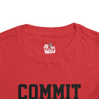 Toddler "Commit" Proverbs 16:3 Tee — Faith-Based Kids Shirt