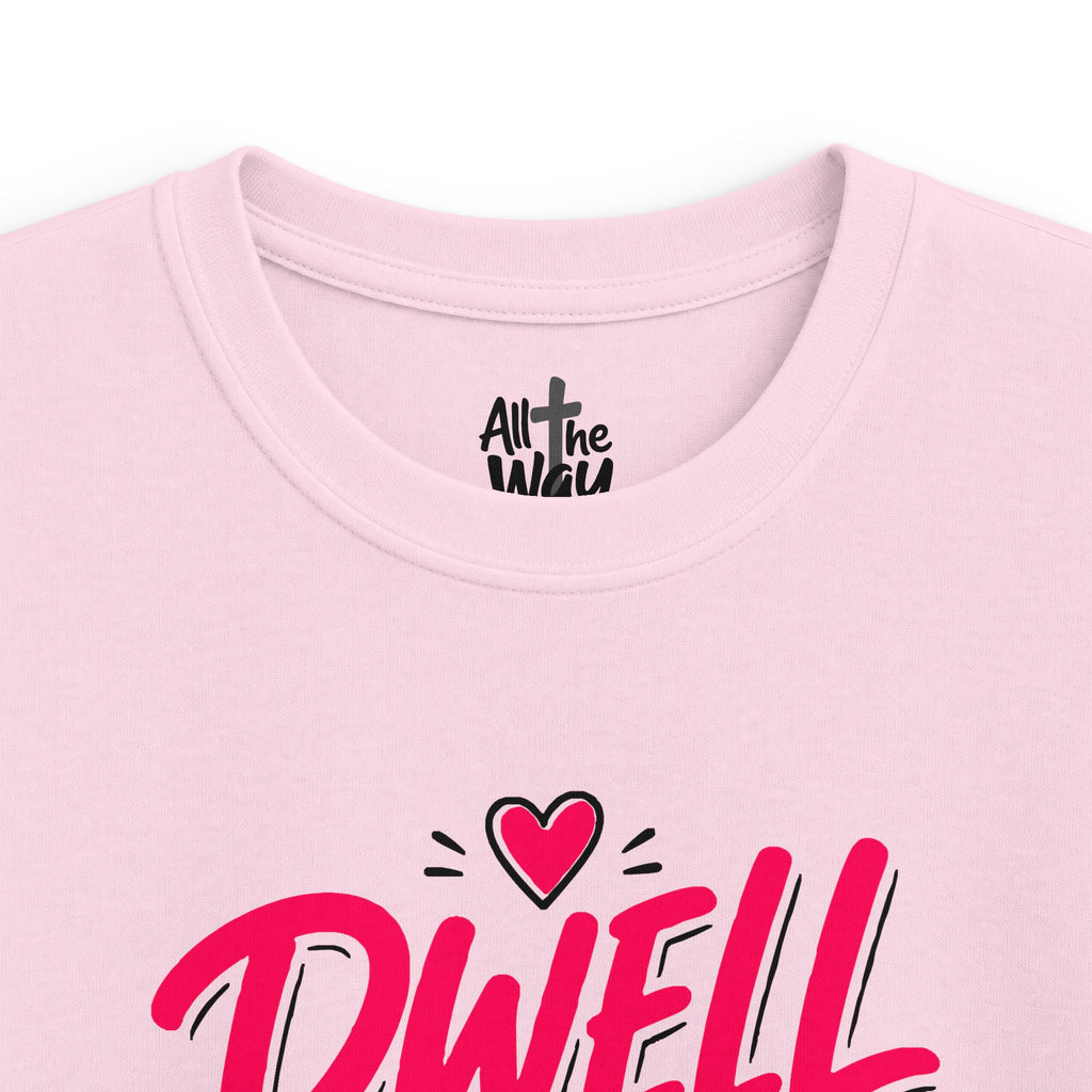 Girls 'Dwell' Psalm 91:1 Tshirt- Bella (Front and Back)