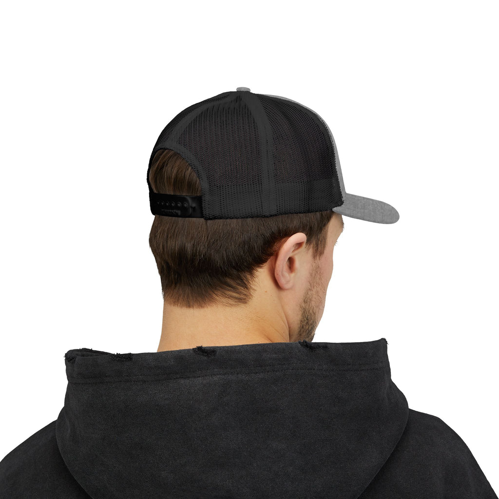 Snapback Trucker Cap — "COMMIT" Proverbs 16:3 Embroidered Christian Hat