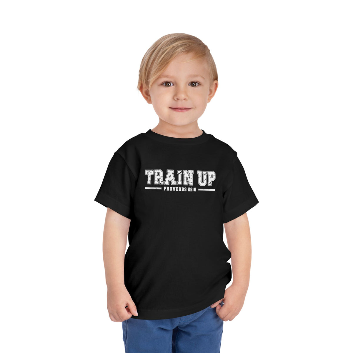 Toddler "TRAIN UP" Proverbs 22:6 Tee — Faith-Based Kids Shirt