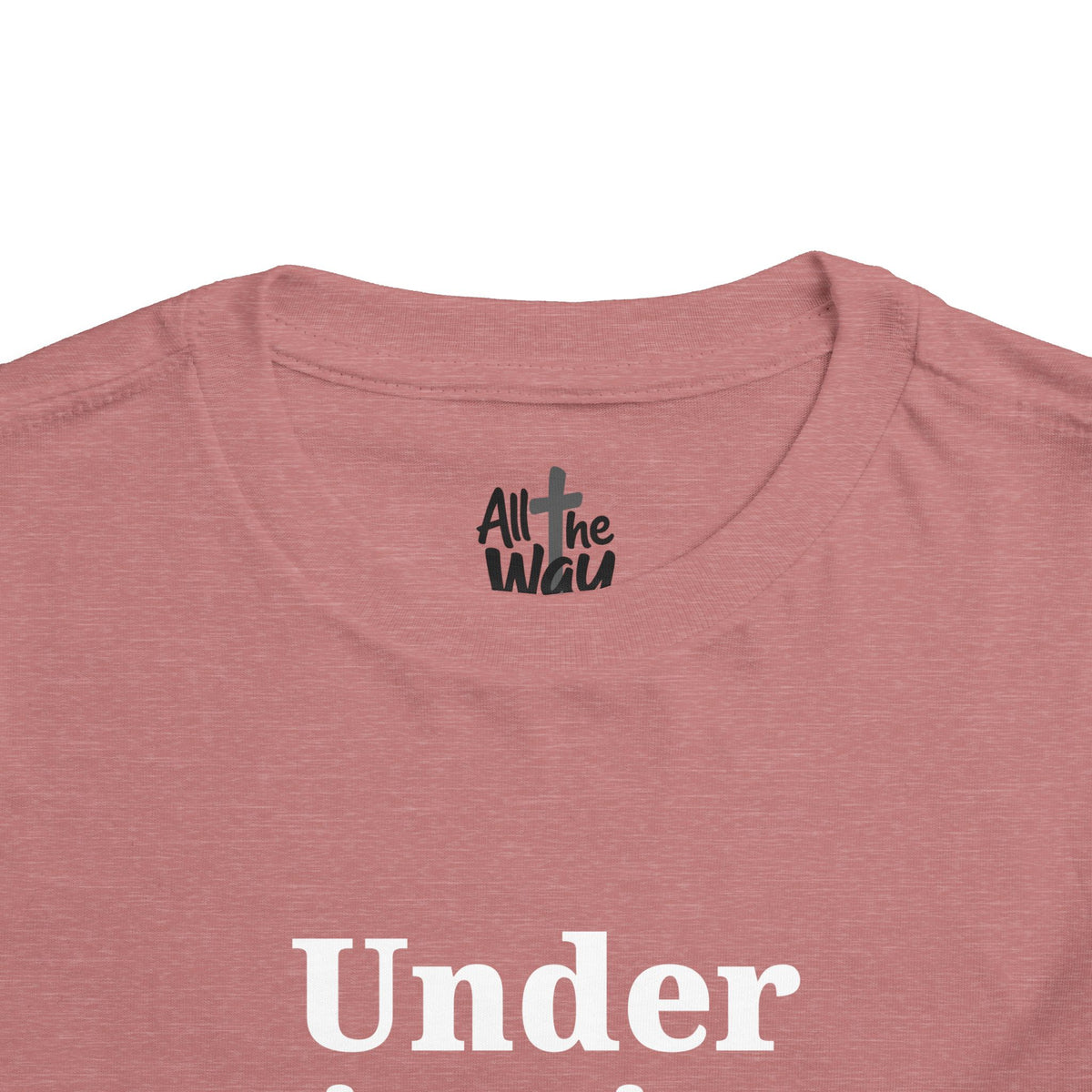 Toddler "Under His Wings" Psalm 91:4 Tee — Faith-Based Kids Shirt (Bella Canvas)