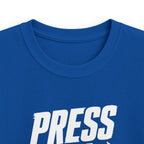 YOUTH "PRESS ON" Philippians 3:13–14 Tshirt (Gildan 64000y)