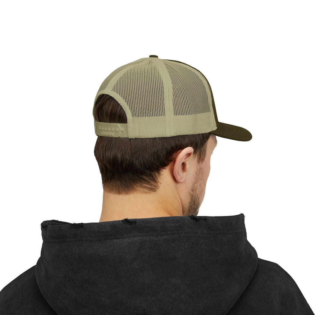 Snapback Trucker Cap — "COMMIT" Proverbs 16:3 Embroidered Christian Hat