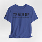 "Train Up" Proverbs 22:6 Tee — Christian Faith Inspirational T-Shirt (Bella+Canvas 3001)