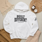 Hoodie — "Built Different" Psalm 139:14 Pullover