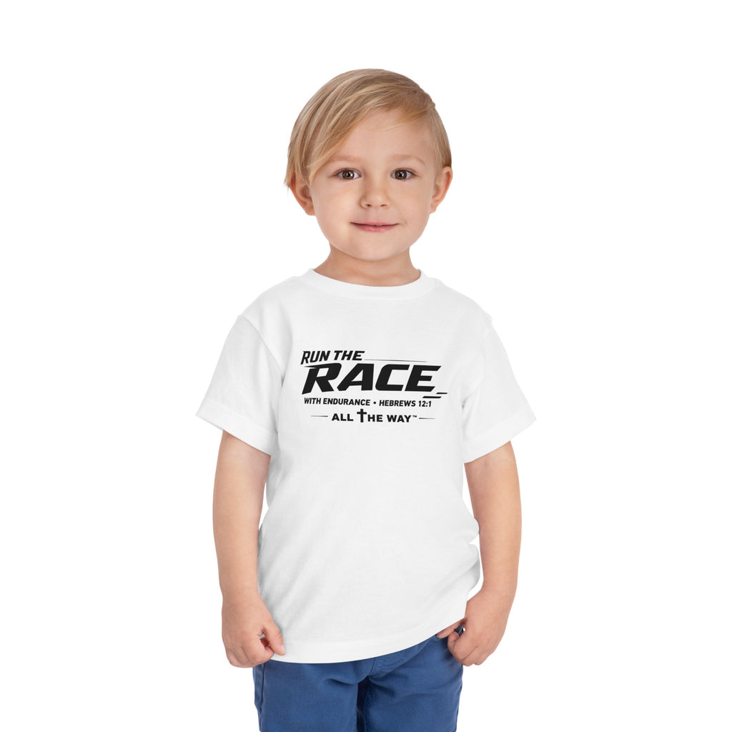 Toddler "Run the race" Hebrews 12:1