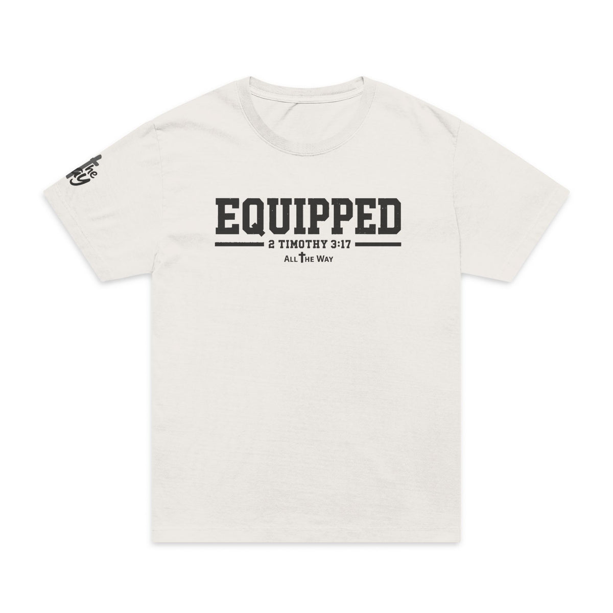 Oversized Equipped 2 Timothy 3:17 T-Shirt —  Christian Tee (Bella+Canvas 4810)