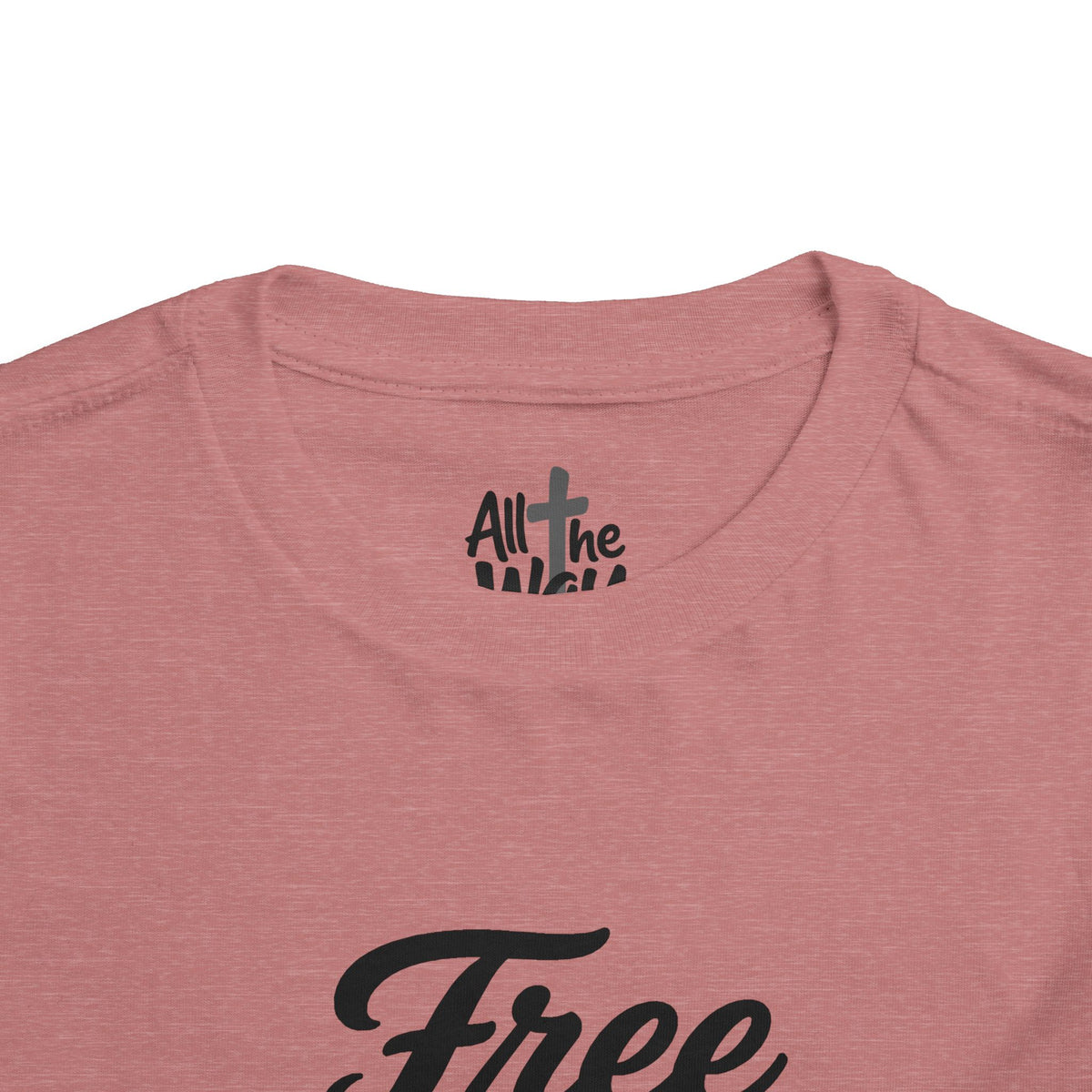 Toddler "Free Indeed"  John 8:36 Tee — Faith-Based Kids Shirt -Final