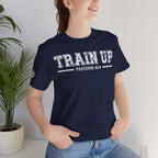 "Train Up" Proverbs 22:6 Tee — Christian Faith Inspirational T-Shirt (Bella+Canvas 3001)