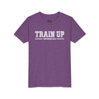 Youth Tee — "Train Up" Proverbs 22:6 Faith T‑Shirt (Bella Canva 3001Y)