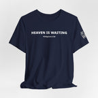 "Heaven is Waiting" Philippians 3:20 Faith Shirt  (Bella+Canvas 3001)