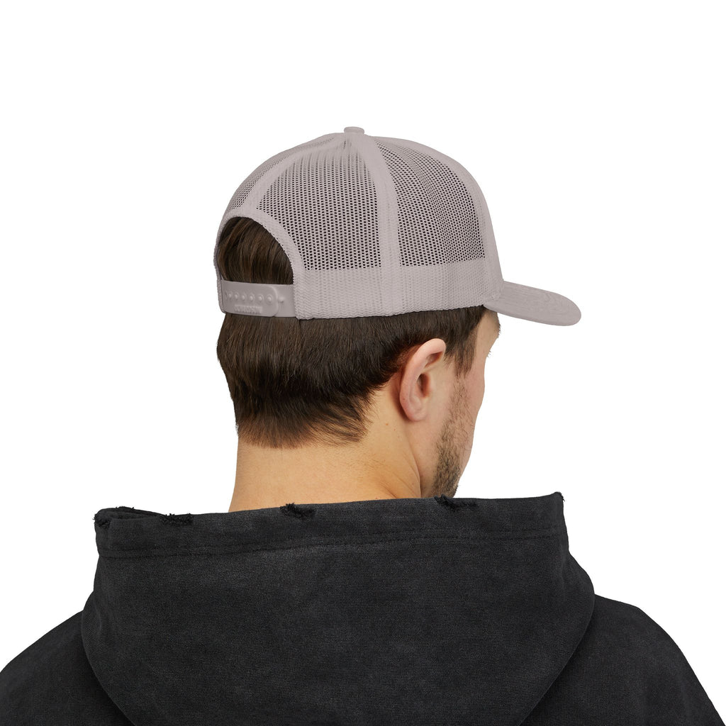 Snapback Trucker Cap — "COMMIT" Proverbs 16:3 Embroidered Christian Hat