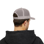 Snapback Trucker Cap — "COMMIT" Proverbs 16:3 Embroidered Christian Hat