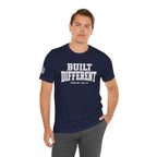 "Built Different" Psalm 139:14 Tee — Christian Faith Inspirational T-Shirt (Bella+Canvas 3001)