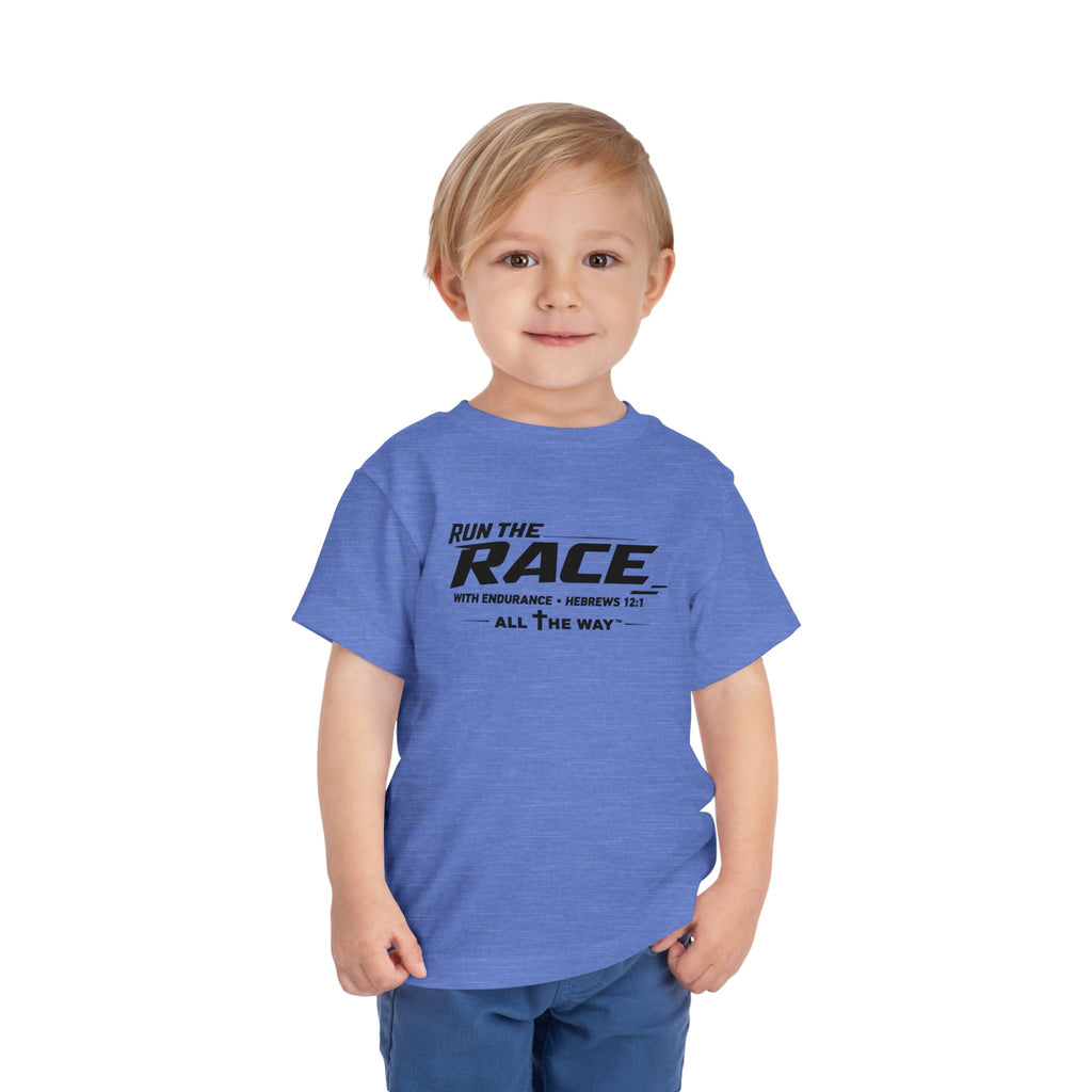 Toddler "Run the race" Hebrews 12:1