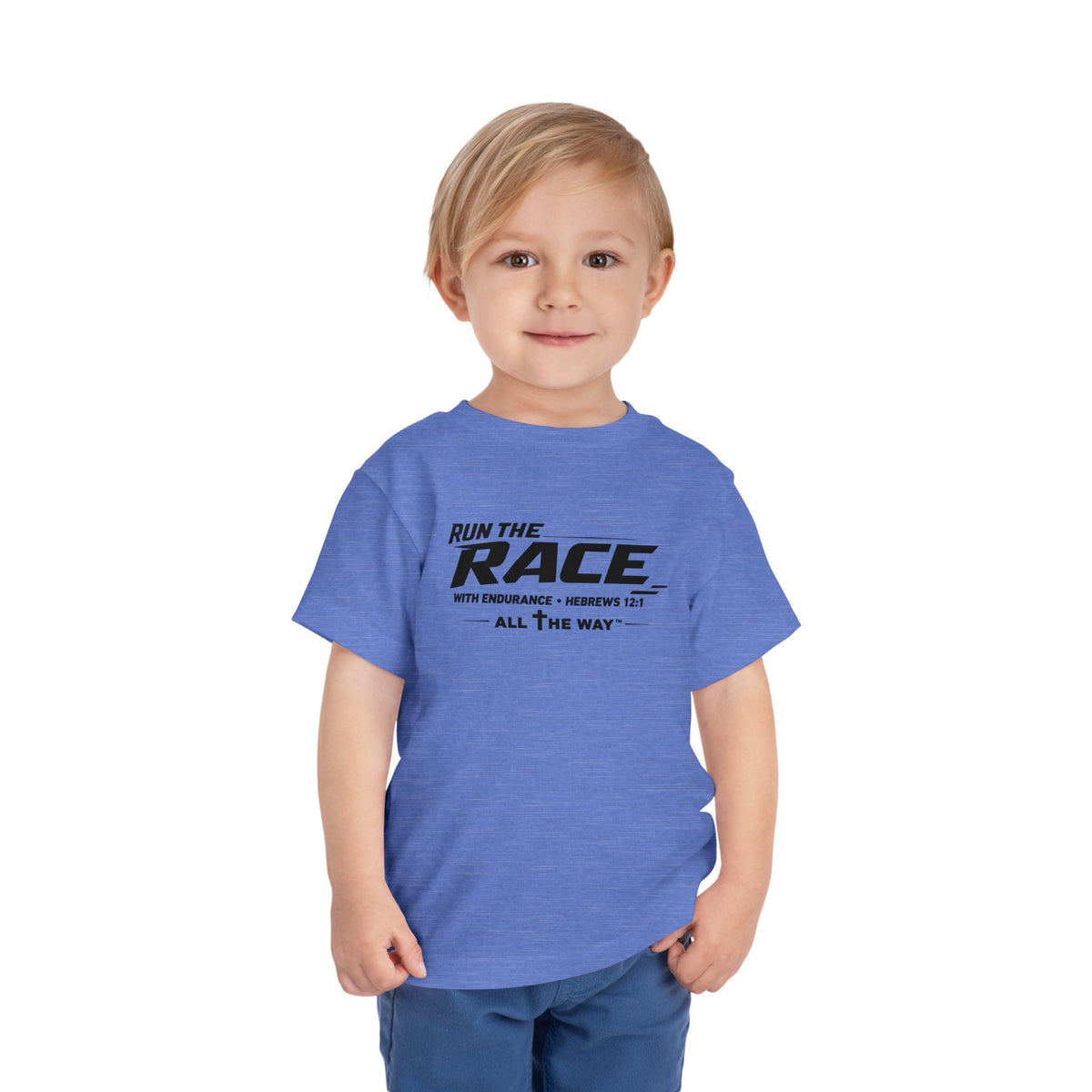 Toddler "Run the race" Hebrews 12:1