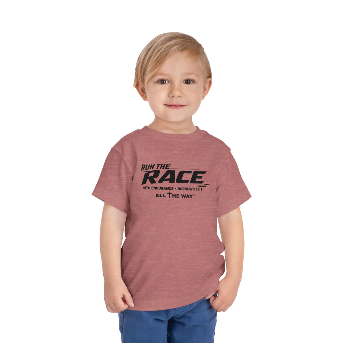 Toddler "Run the race" Hebrews 12:1