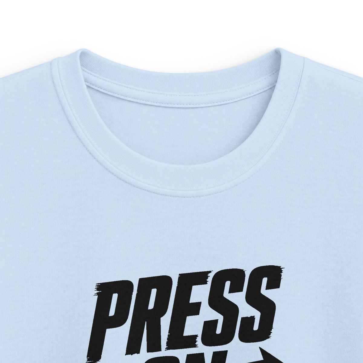 YOUTH "PRESS ON" Philippians 3:13–14 Tshirt (Gildan 64000y)
