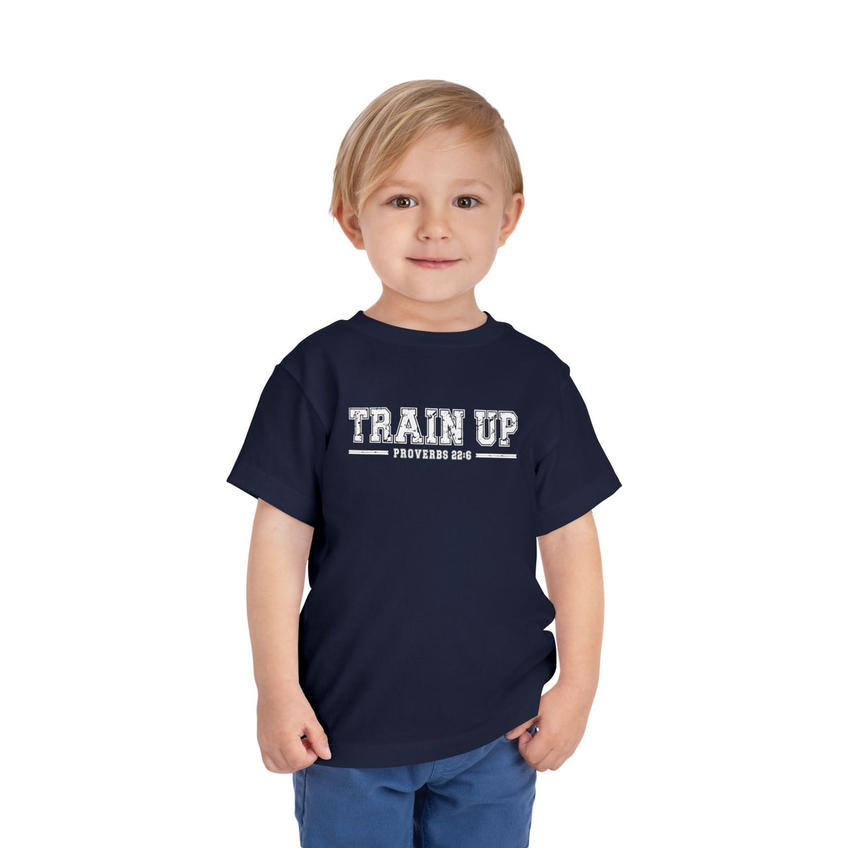Toddler "TRAIN UP" Proverbs 22:6 Tee — Faith-Based Kids Shirt
