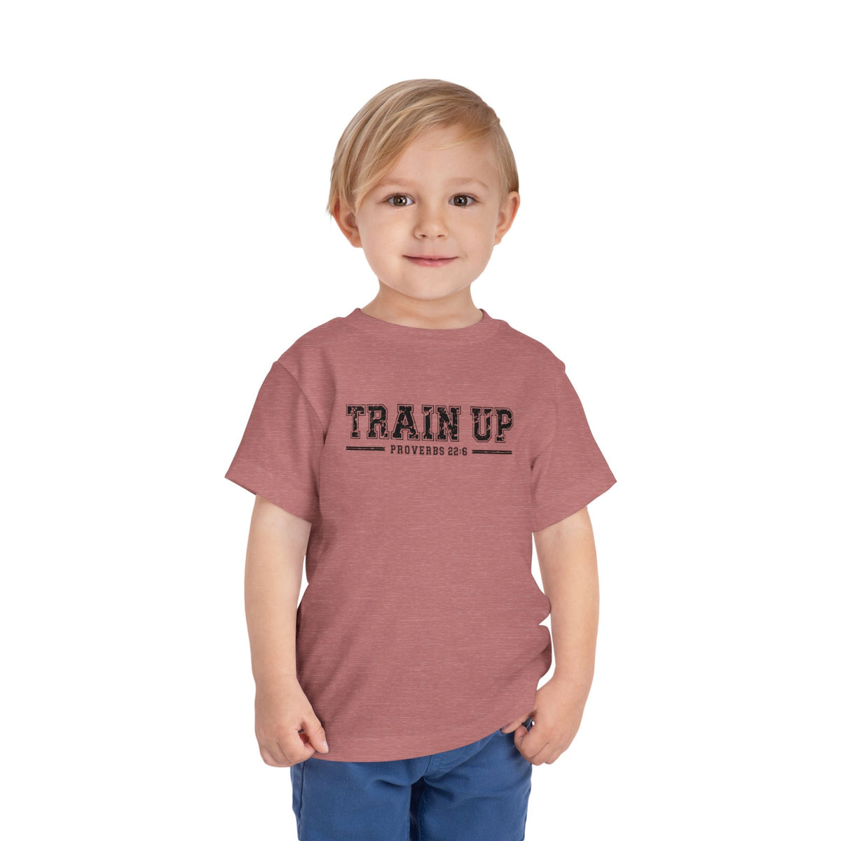 Toddler "TRAIN UP" Proverbs 22:6 Tee — Faith-Based Kids Shirt