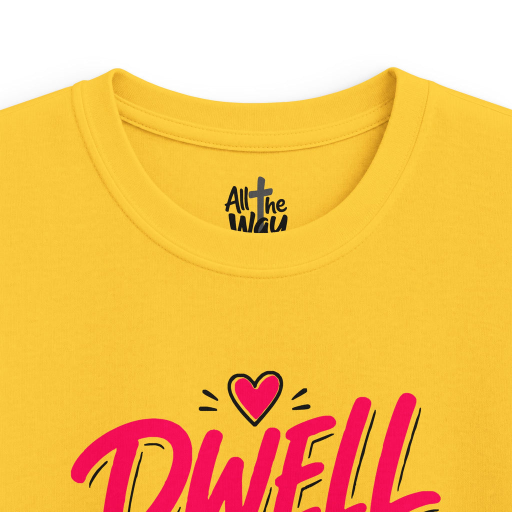Girls 'Dwell' Psalm 91:1 Tshirt- Bella (Front and Back)