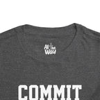 Toddler "Commit" Proverbs 16:3 Tee — Faith-Based Kids Shirt