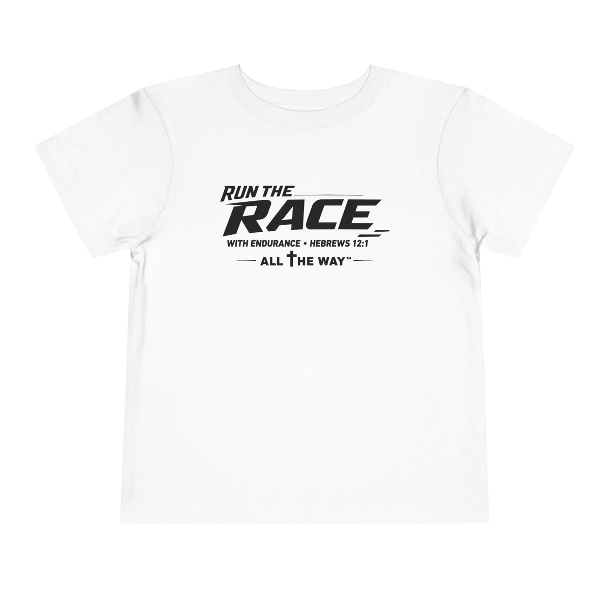 Toddler "Run the race" Hebrews 12:1