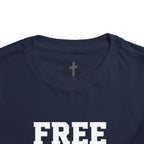 Toddler "Free Indeed"  John 8:36 Tee — Faith-Based Kids Shirt -Final