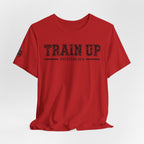 "Train Up" Proverbs 22:6 Tee — Christian Faith Inspirational T-Shirt (Bella+Canvas 3001)