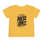 Toddler "PRESS ON" Philippians 3:13–14 Tee — Faith-Based Kids Shirt