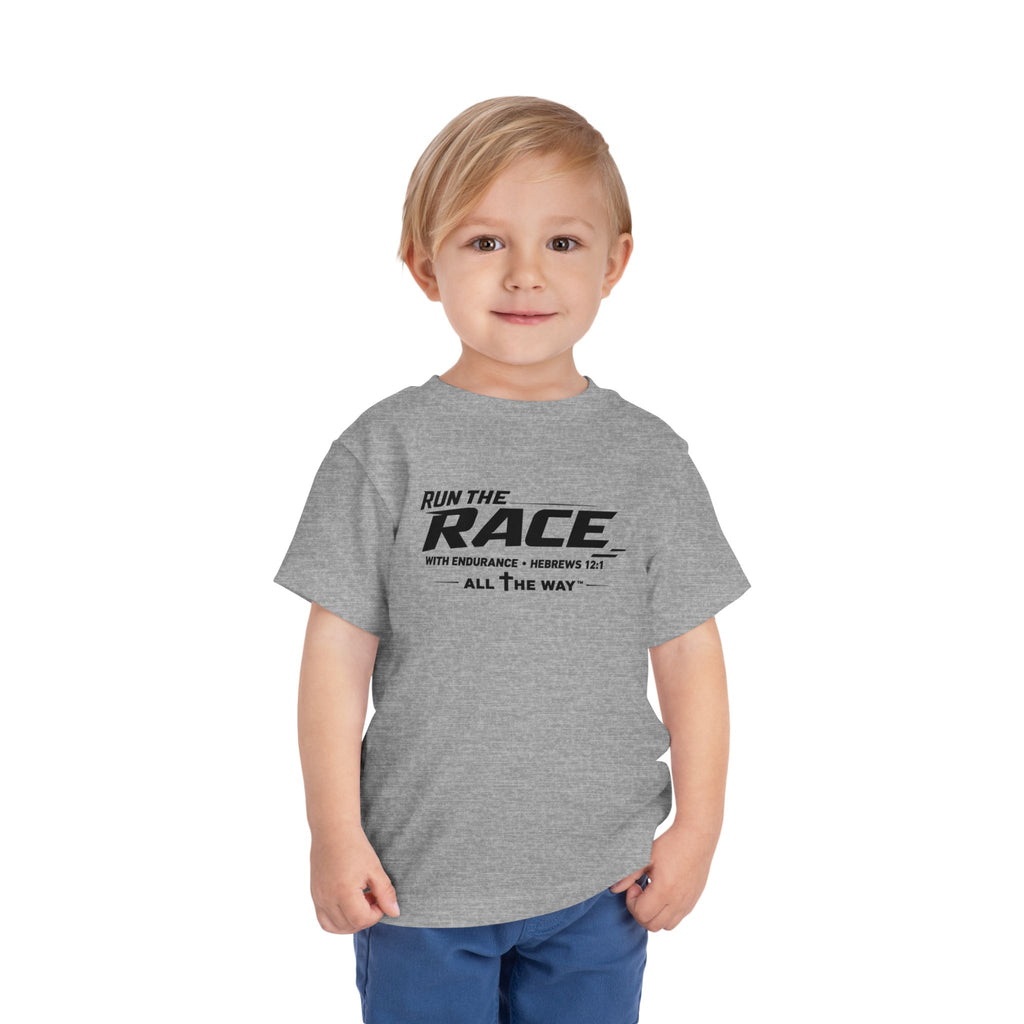 Toddler "Run the race" Hebrews 12:1