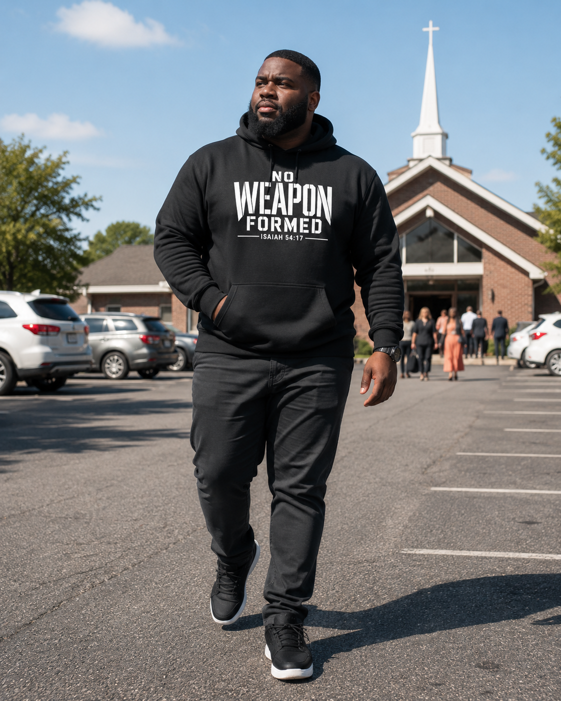"No Weapon formed" Isaiah 54:17 Hoodie