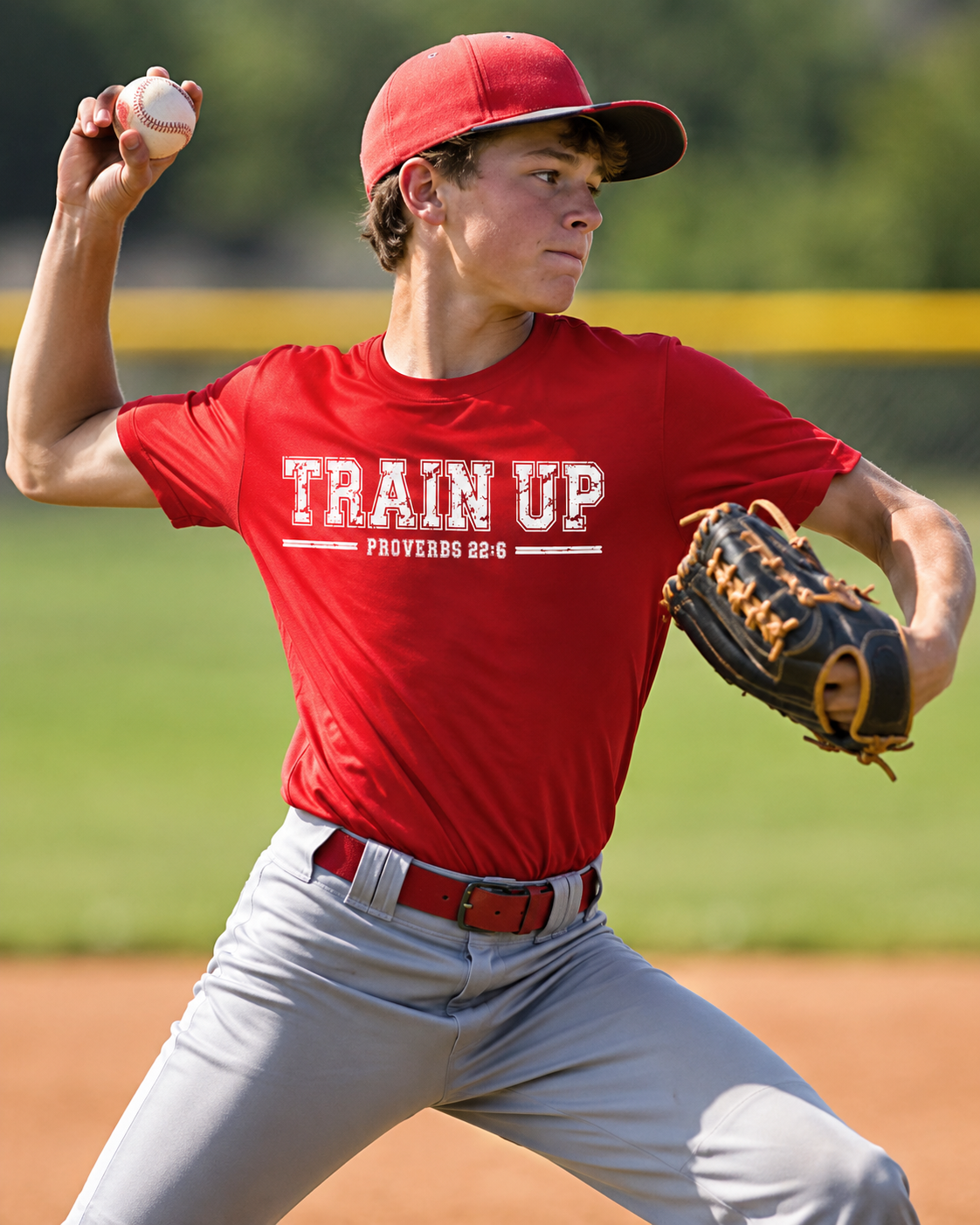Youth "Train Up" Proverbs 22:6 (Sport Tek Performance Tee)