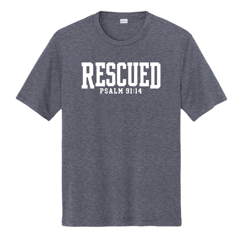 True Navy Heather - ST350 - FRONT