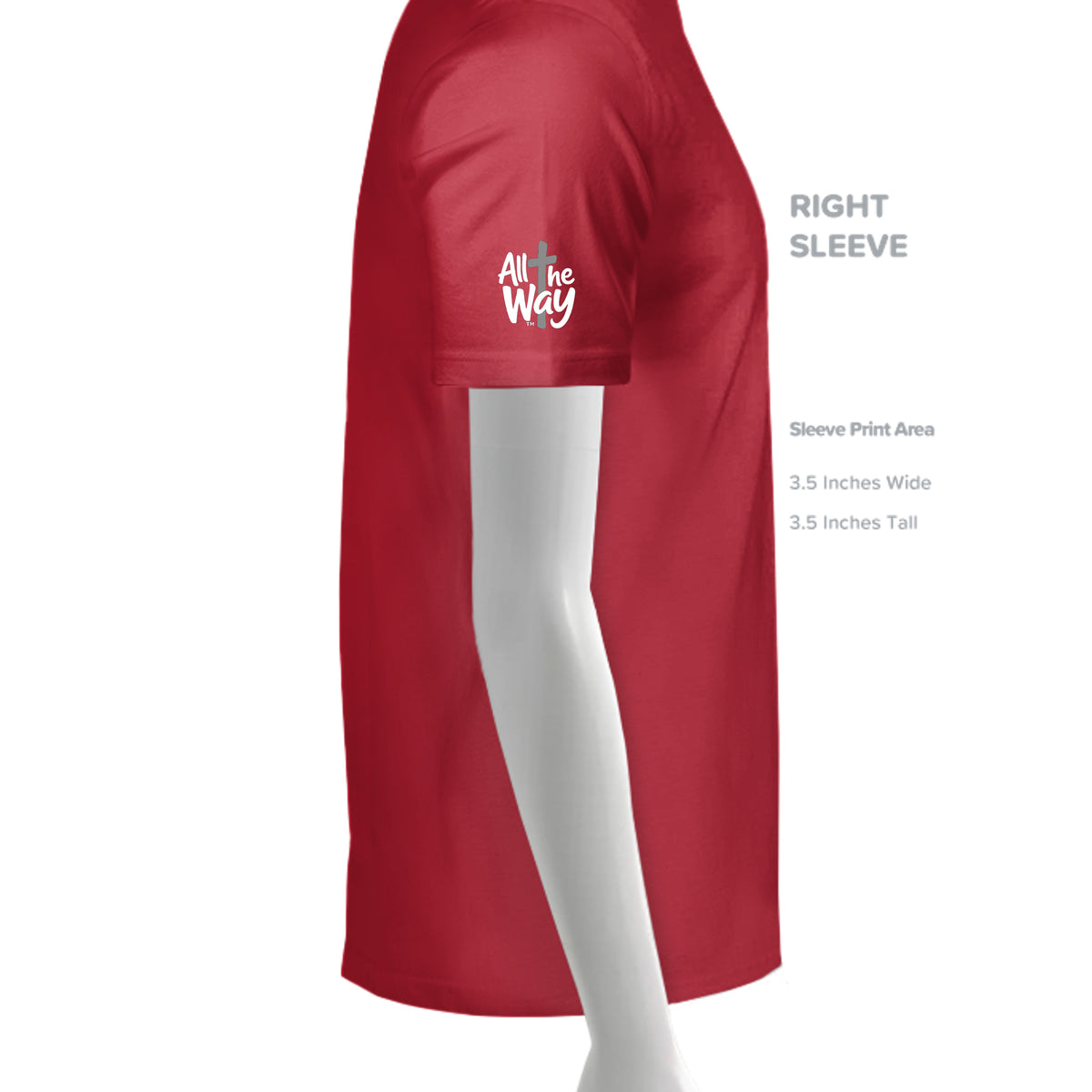 True Red - YST350 - SLEEVE_RIGHT