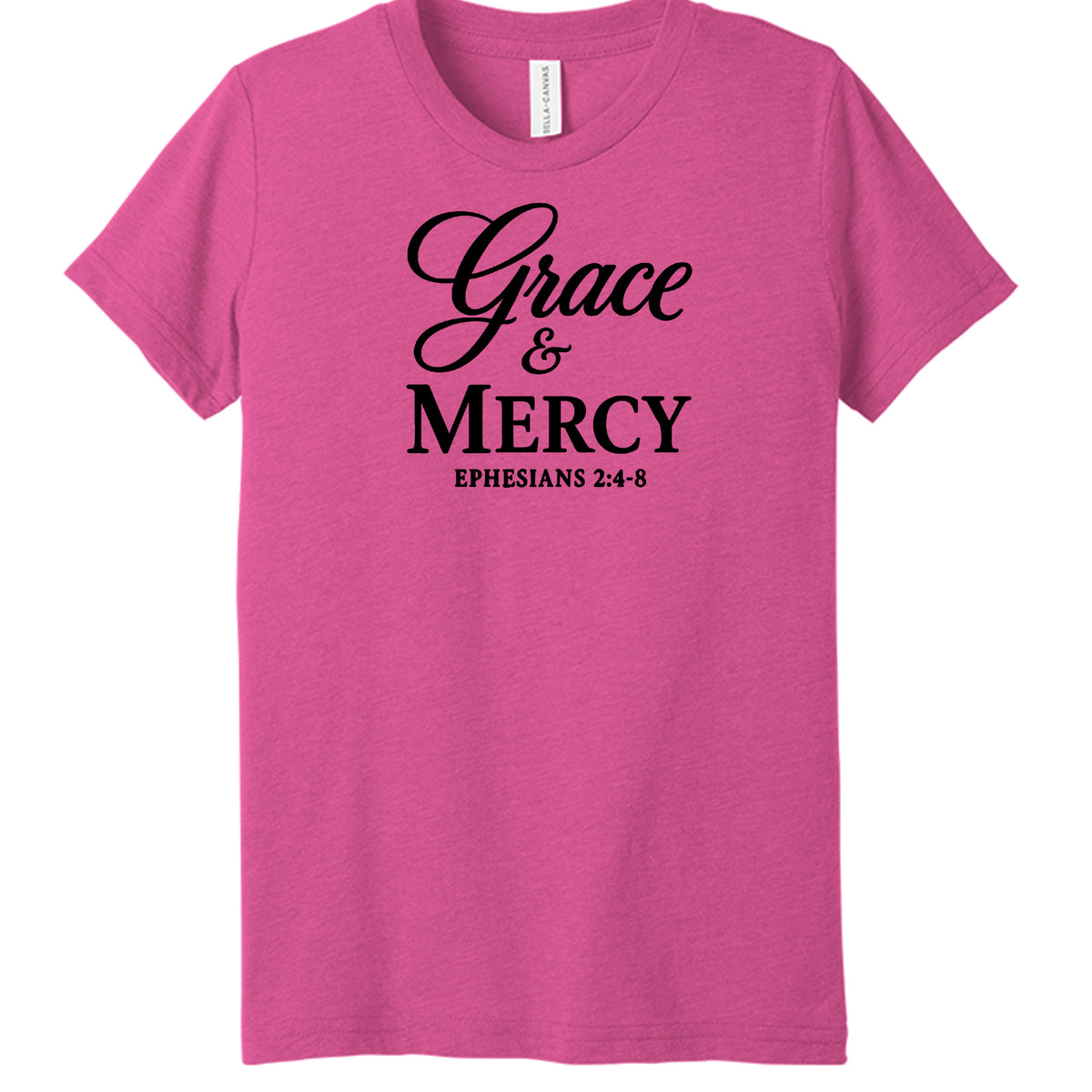Charity Pink Triblend - 3413Y - FRONT