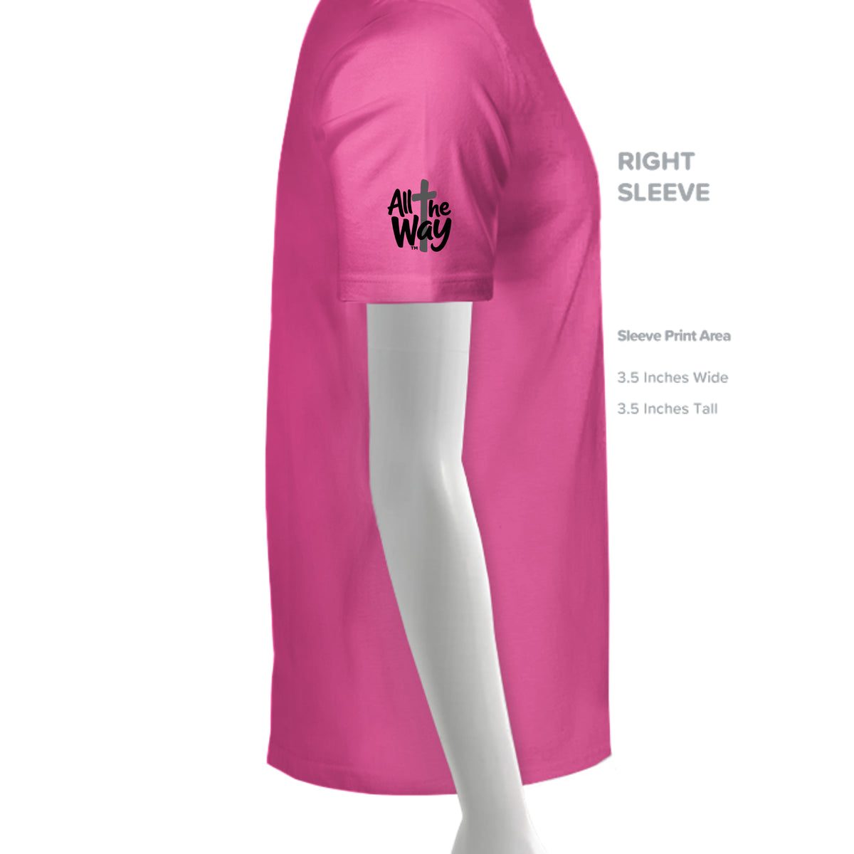 Charity Pink Triblend - 3413Y - SLEEVE_RIGHT