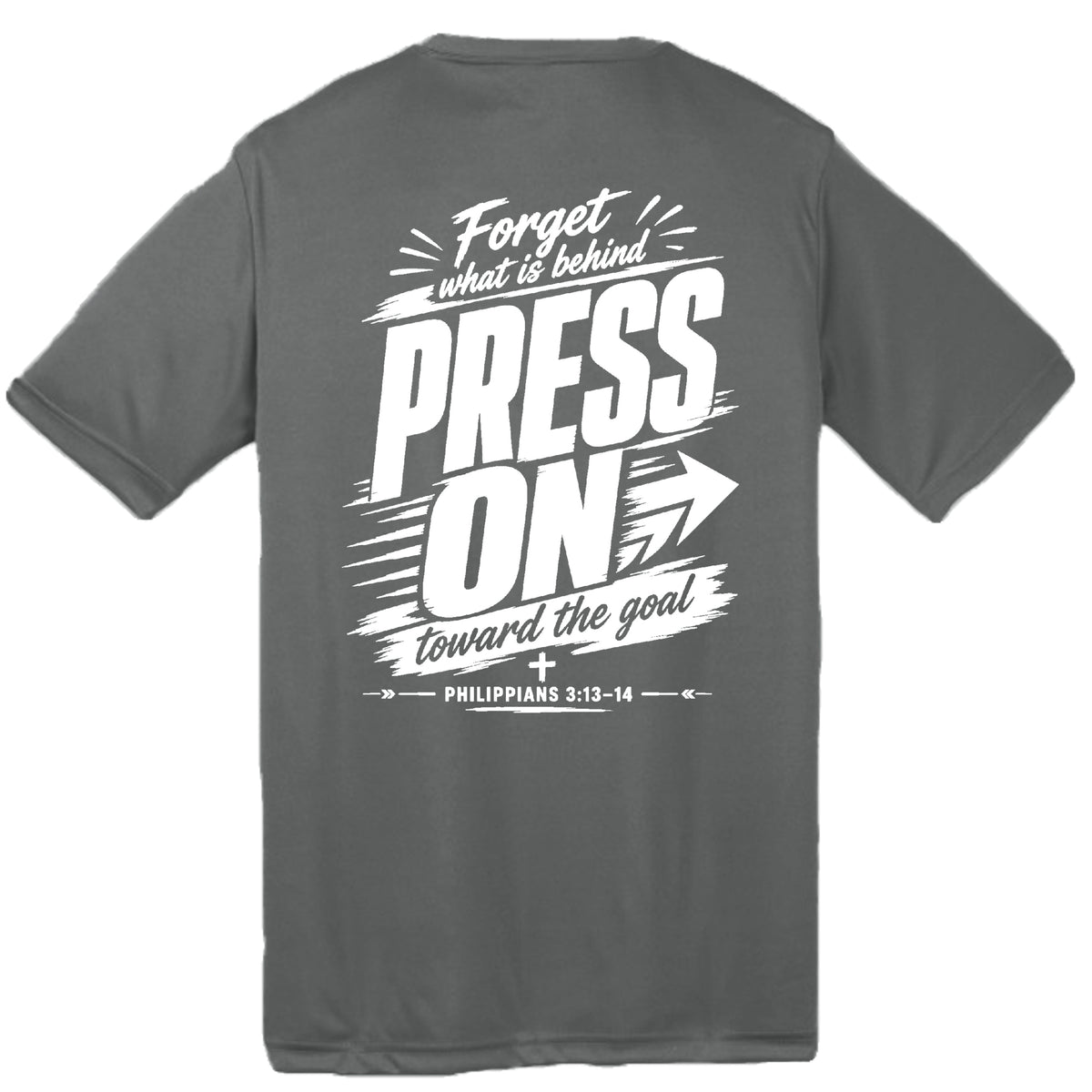 Iron Grey Heather - YST350 - BACK