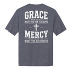 True Navy Heather - ST350 - BACK